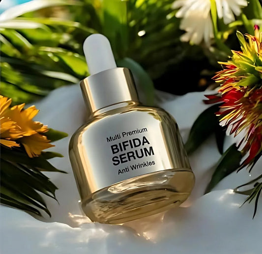 SÉRUM PÉPTIDOS Y BÍFIDA TIARA GOLD CUIDADO ANTIARRUGAS Y FLACIDEZ PREMIUM.