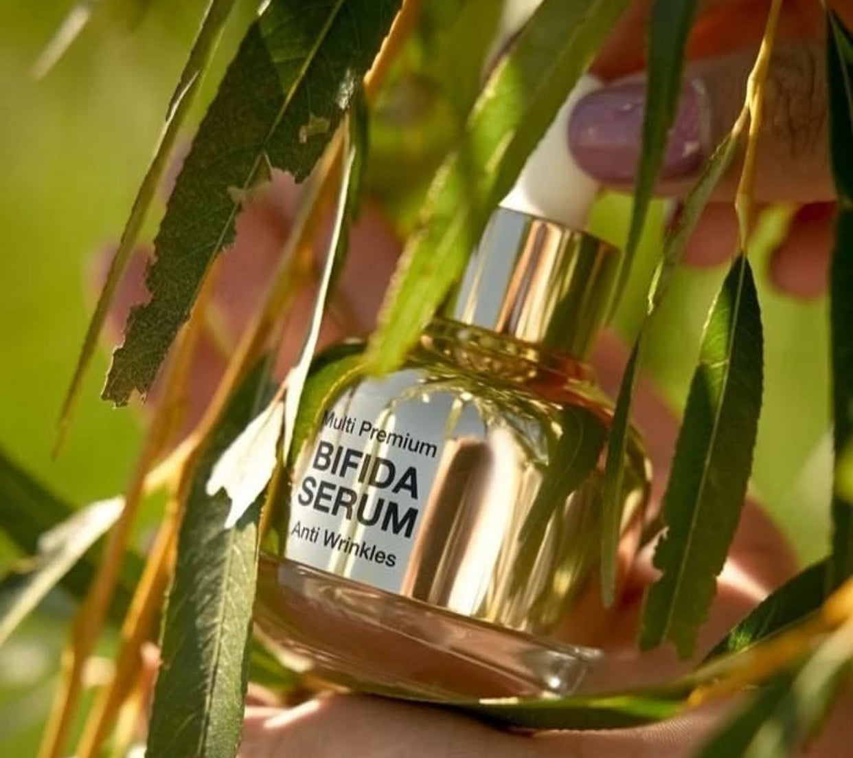 SÉRUM PÉPTIDOS Y BÍFIDA TIARA GOLD CUIDADO ANTIARRUGAS Y FLACIDEZ PREMIUM.