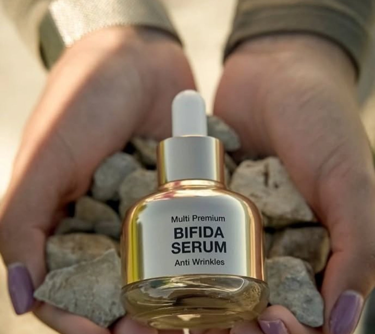 SÉRUM PÉPTIDOS Y BÍFIDA TIARA GOLD CUIDADO ANTIARRUGAS Y FLACIDEZ PREMIUM.