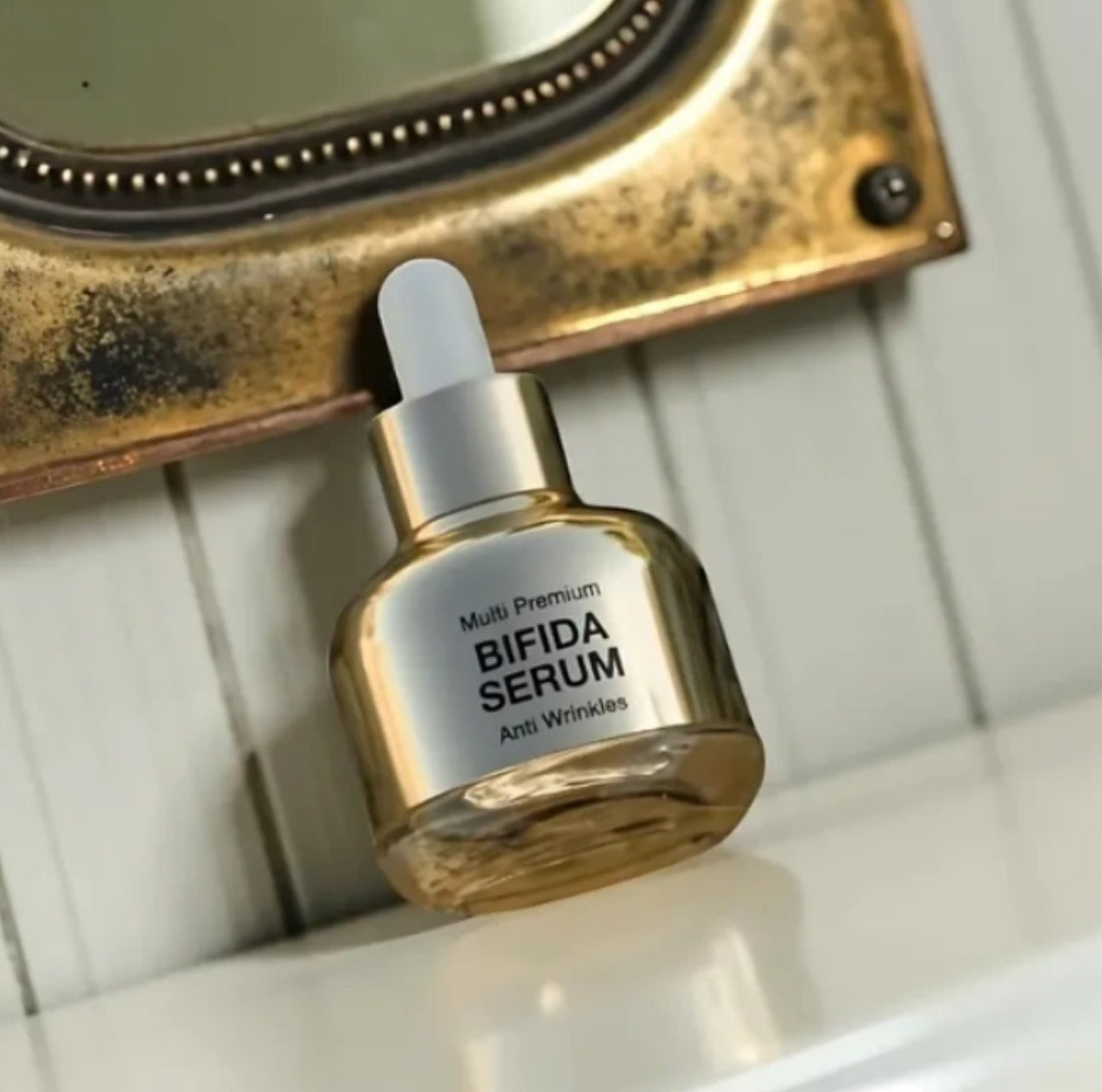 SÉRUM PÉPTIDOS Y BÍFIDA TIARA GOLD CUIDADO ANTIARRUGAS Y FLACIDEZ PREMIUM.