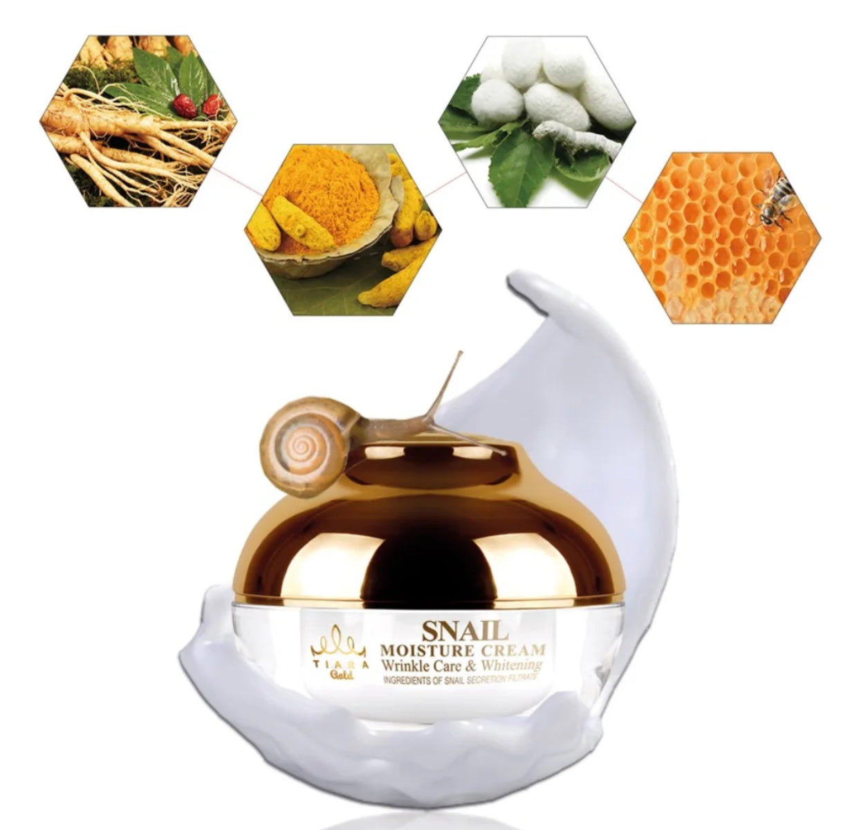 TIARA GOLD DÚO SÉRUM BÍFIDA - PÉPTIDOS Y CREMA HIDRATANTE REAFIRMANTE.